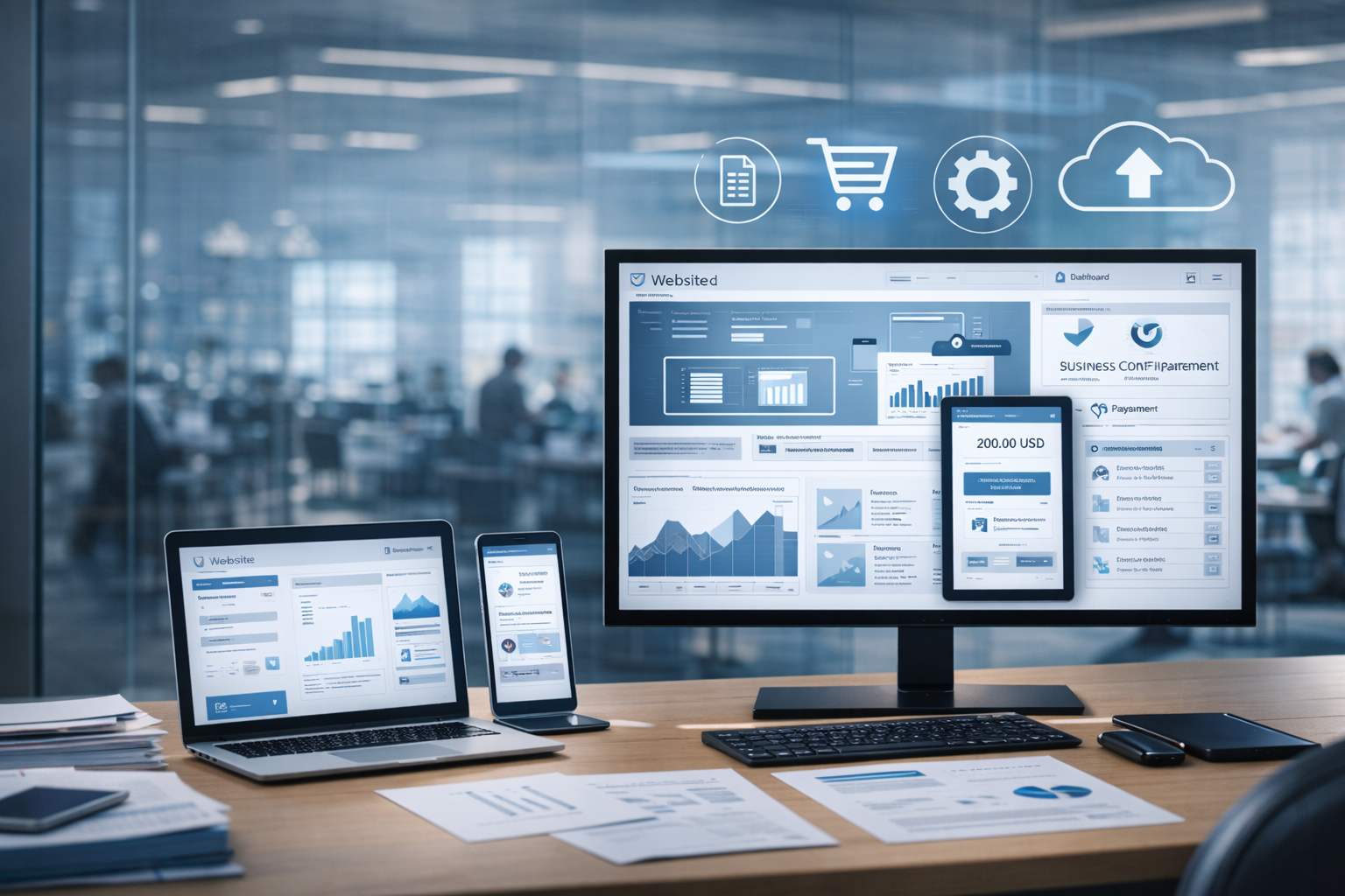 Solutions digitales professionnelles pour entreprises - développement web et transformation numérique